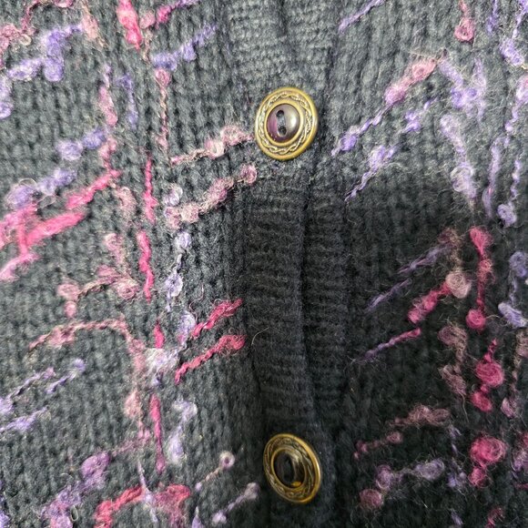 Koret Cardigan Small 6-8 Whimsigoth Grandma Grunge Cottagecore Vintage Knit - Picture 2 of 7